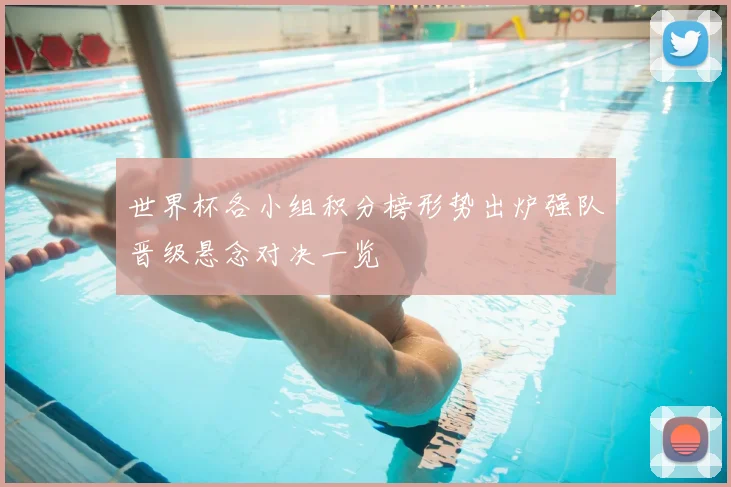 世界杯各小组积分榜形势出炉强队晋级悬念对决一览